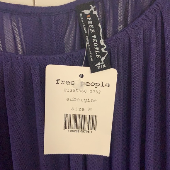 Free People Goddess Dress in Aubergine - Picture 5 of 8